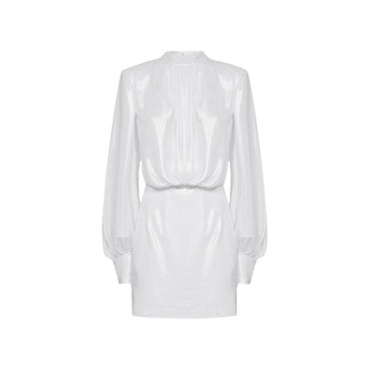BLANCA VITA Abelia Laminated Mini Dress