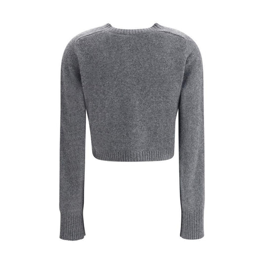 Loulou De Saison Cashmere crop Cardigan LO-ZEPHIRLDSANTHRACITE-L