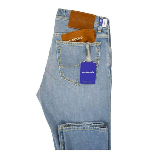 Jacob Cohen Blue Cotton Jeans & Pant JA-15930-W30