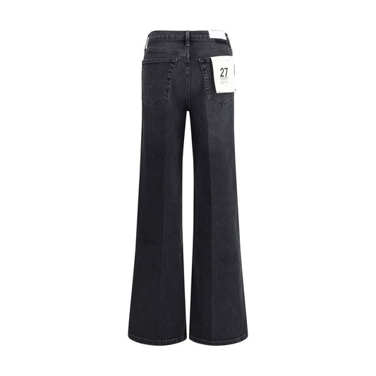 RE/DONE Wide leg Jeans RE-16503WHRWDLGWASHEDNOIR-W24