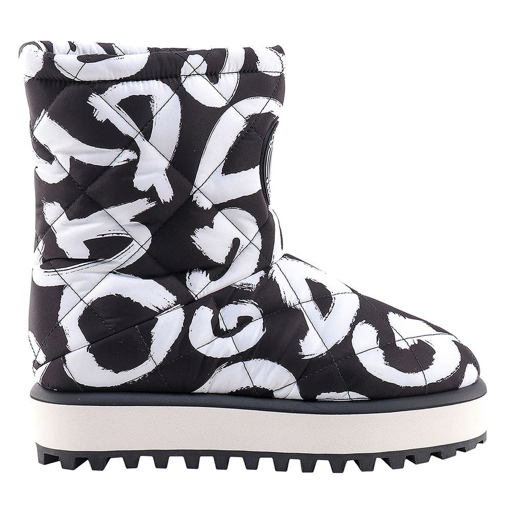 Dolce & Gabbana Black Nylon Ankle