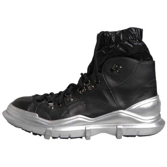 Dolce & Gabbana Black Nylon Boot DO-15933-EU43/US10