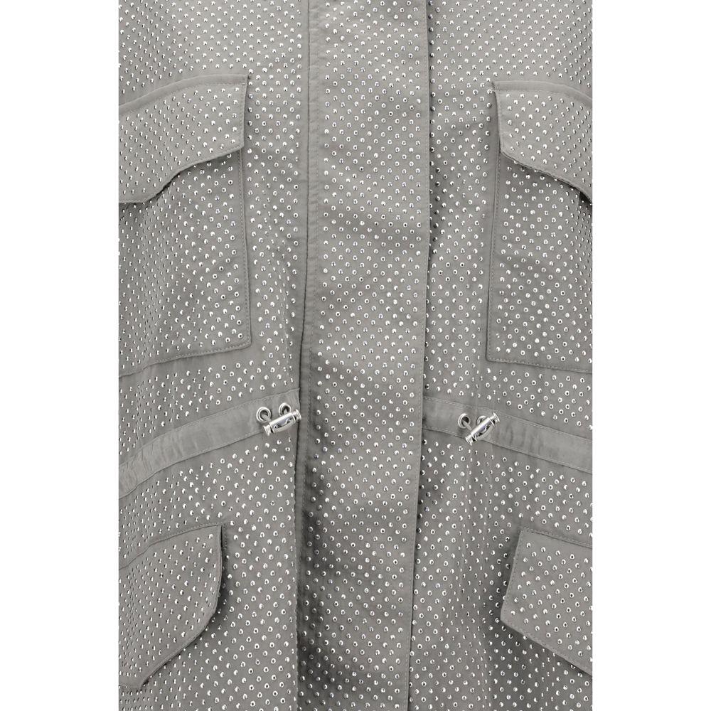 Front view with bag zipped and handles upright.
