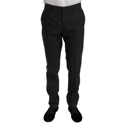 Dolce & Gabbana Slim Fit MARTINI Wool Gray Suit