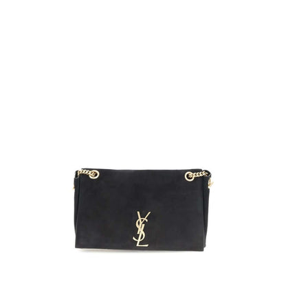 Saint Laurent Black Calf Leather Bos Taurus Shoulder Bag