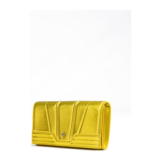 Ferrari Metal Yellow GT patent leather purse FE8056121179059