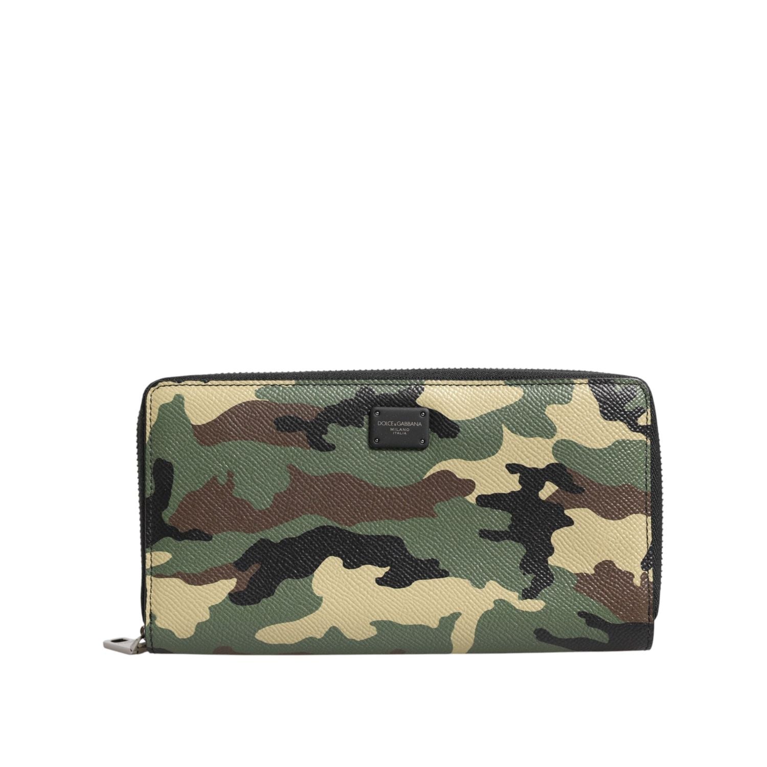 Front view with bag zipped and handles upright.