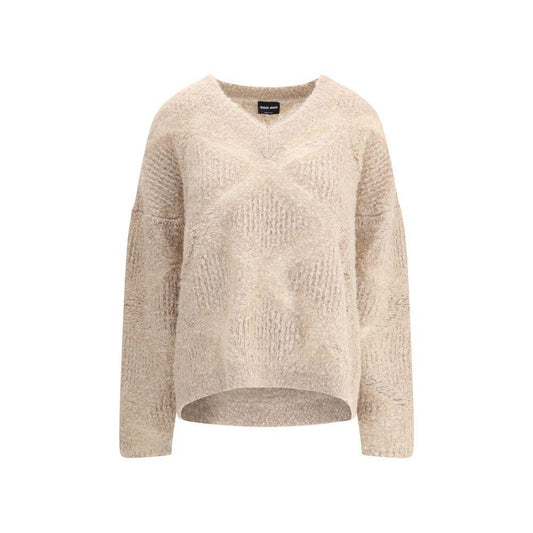 Giorgio Armani V-neck cashmere and alpaca blend Sweater GI-GW002142U1102-IT44 | L
