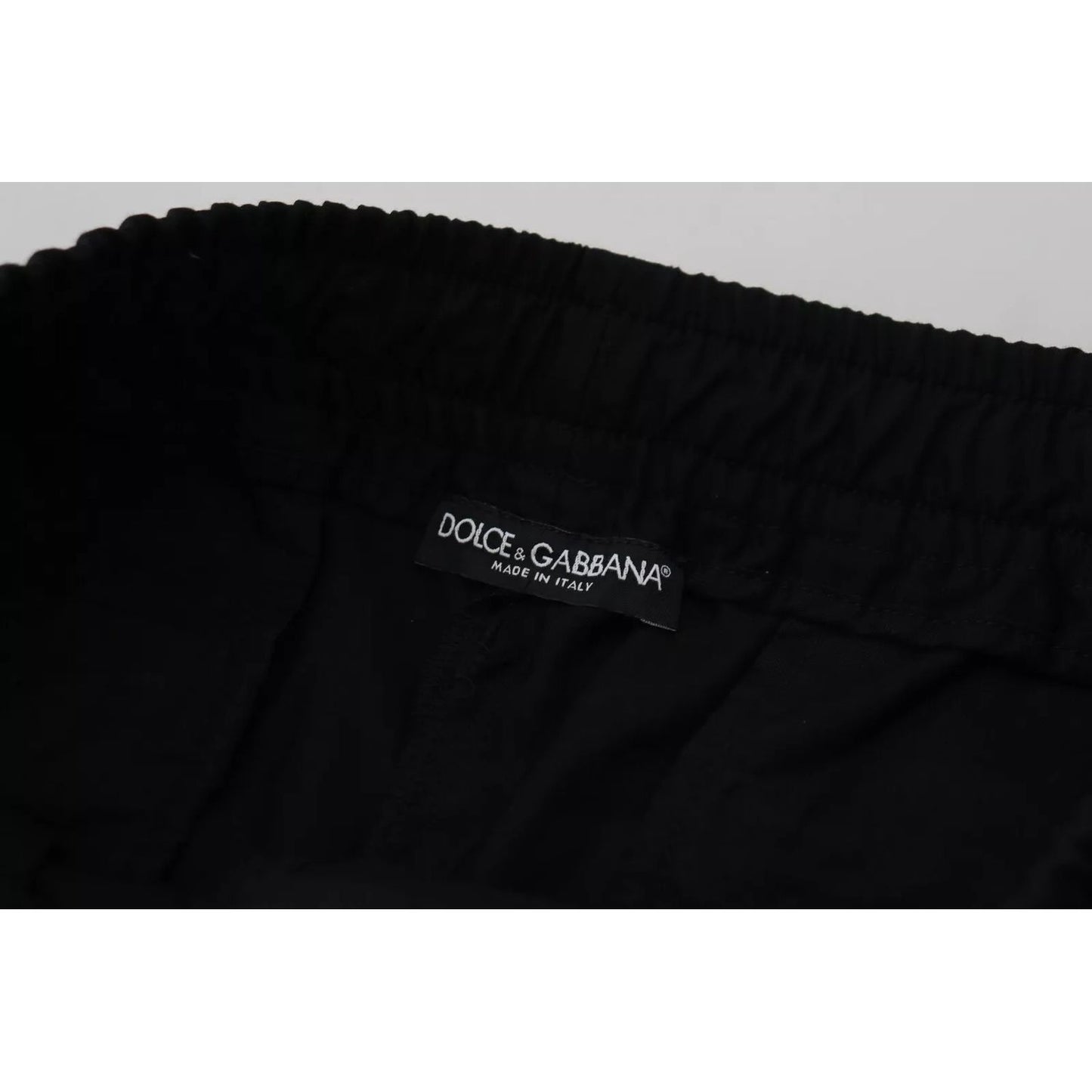 Dolce & Gabbana Black Jogger Wool Jogging Trouser