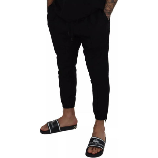 Dolce & Gabbana Black Jogger Wool Jogging Trouser PAN72969-52