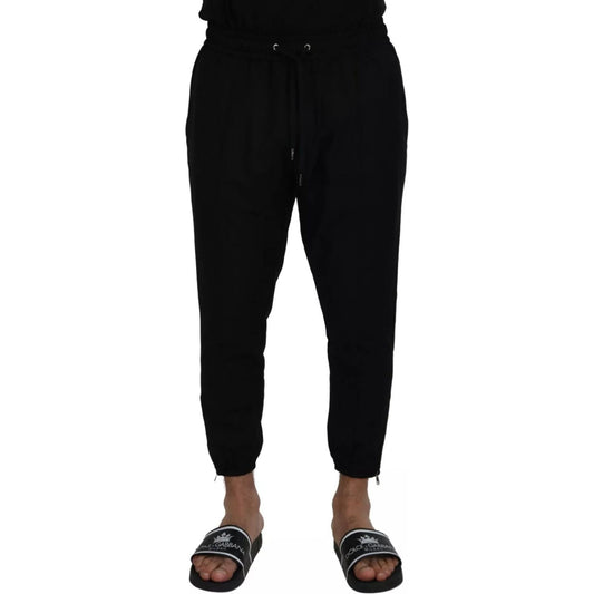 Dolce & Gabbana Black Jogger Wool Jogging Trouser PAN72969-52
