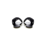 Bottega Veneta Elegant Black Leather Sandals