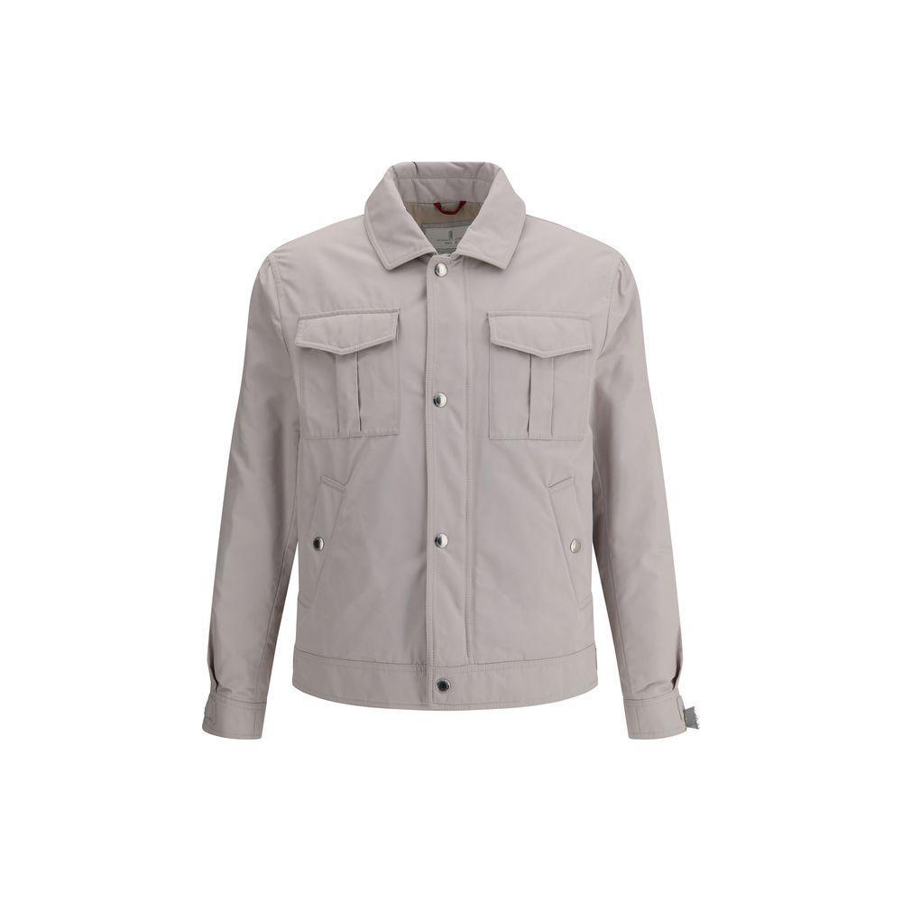 Brunello Cucinelli Waterproof Shirt Jacket BR-MV4076555CYN80-IT52 | XL