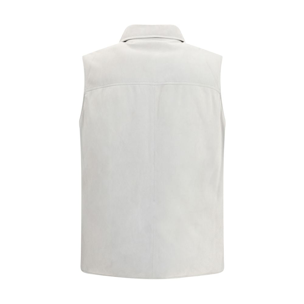 Front view with bag zipped and handles upright.