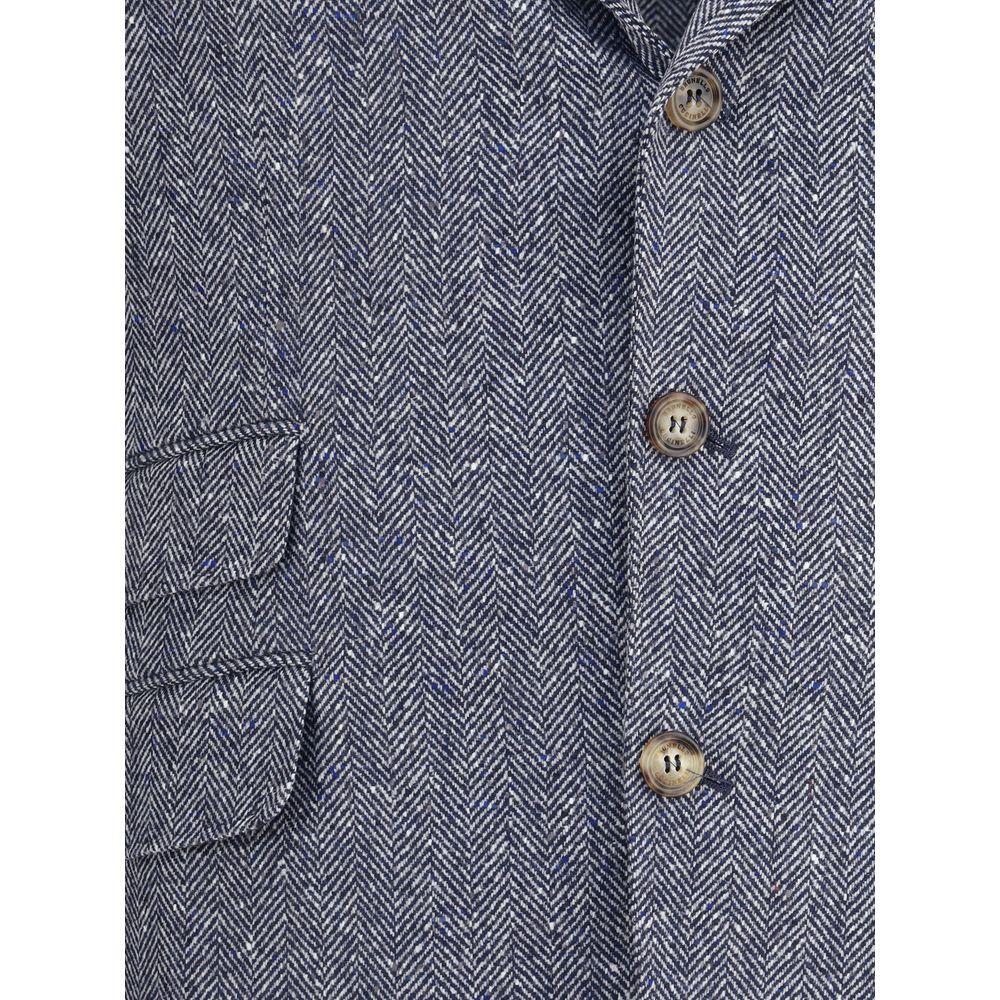 Brunello Cucinelli Herringbone Blazer BR-MV4177BWDC1020-IT54 | XXL