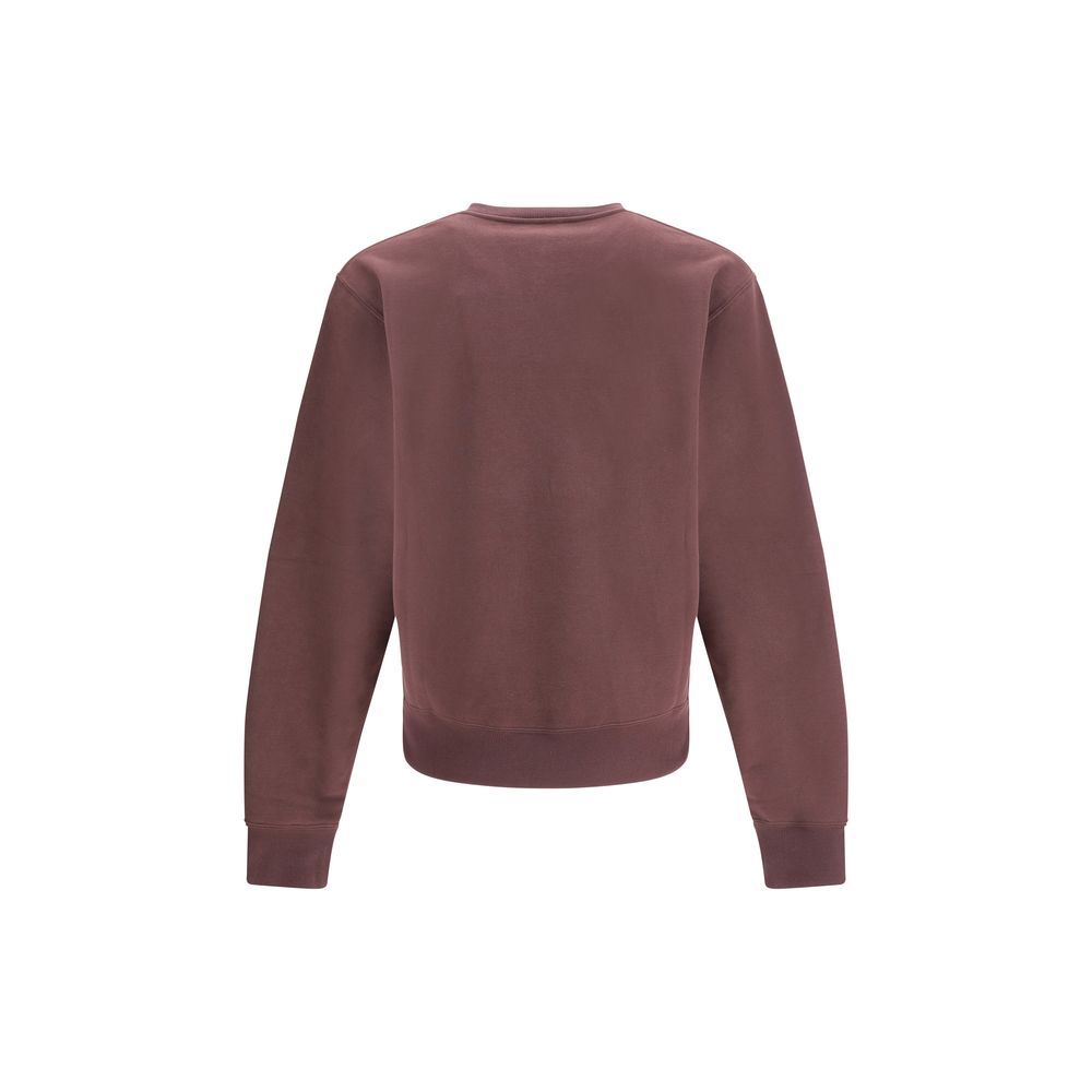 Saint Laurent Bordeaux Cotton Sweatshirt