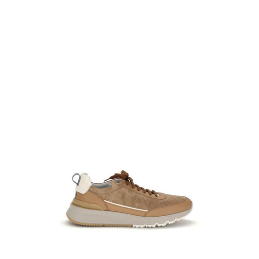 Brunello Cucinelli Leather Sneakers BR-MZUSGGO278CAO38-EU45/US12
