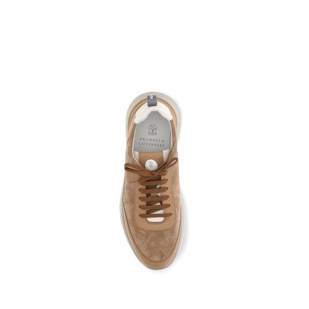 Brunello Cucinelli Leather Sneakers BR-MZUSGGO278CAO38-EU45/US12