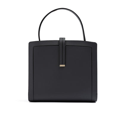 Giada Anthracite Leather Shoulder Bag