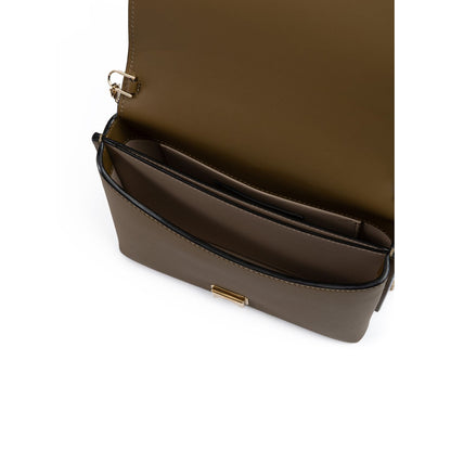 Giada Olive Green Leather Crossbody Bag