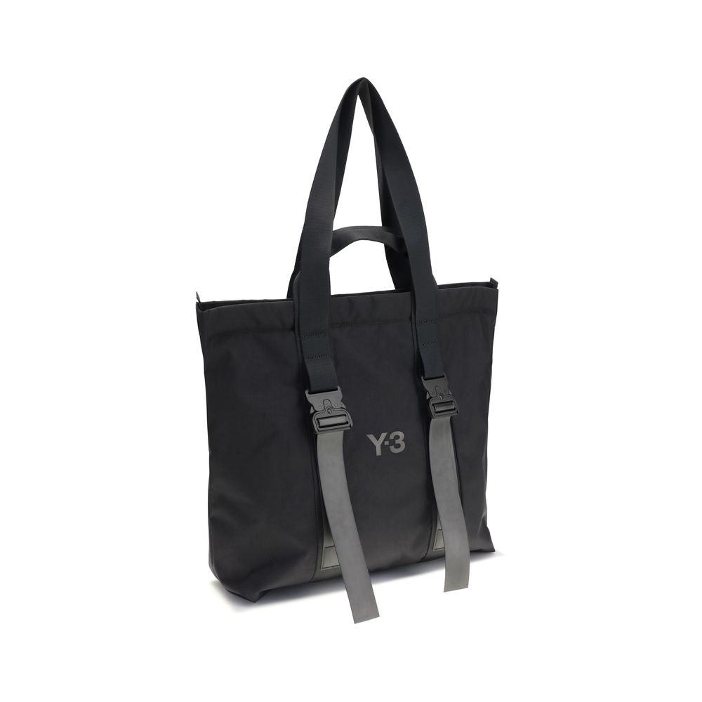 Y-3 Black Nylon Shoulder Bag