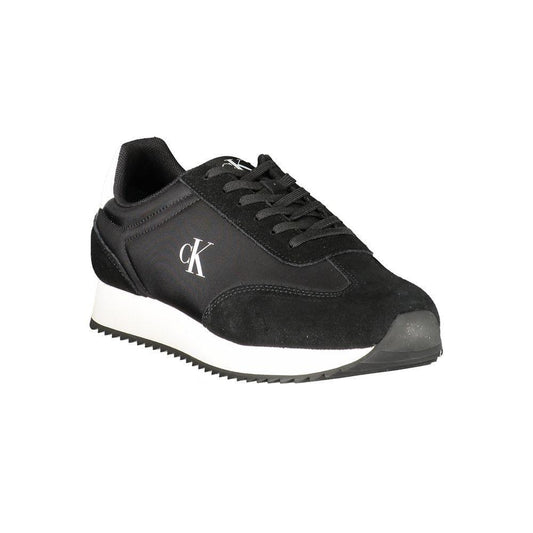 Calvin Klein Black Leather Men Sneaker CA-39387-EU40/US7