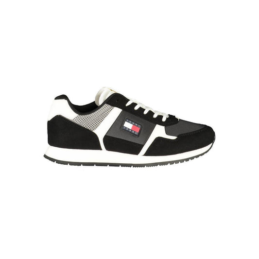 Tommy Hilfiger Black Polyester Men Sneaker TO-39409-EU40/US7