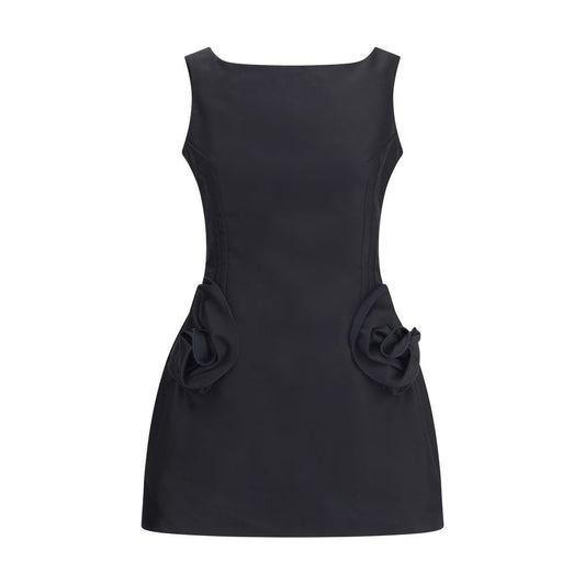 Magda Butrym Short Dress with roses MA-127725BLACK-IT38 | S