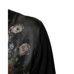 Dolce & Gabbana Black Cashmere Cherub Print Baroque Sweater