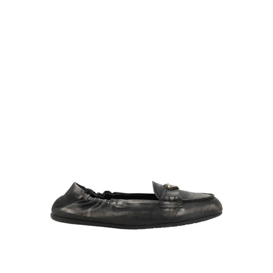 Prada Vintage-effect Leather Loafers PR-8894523179220-EU36/US6