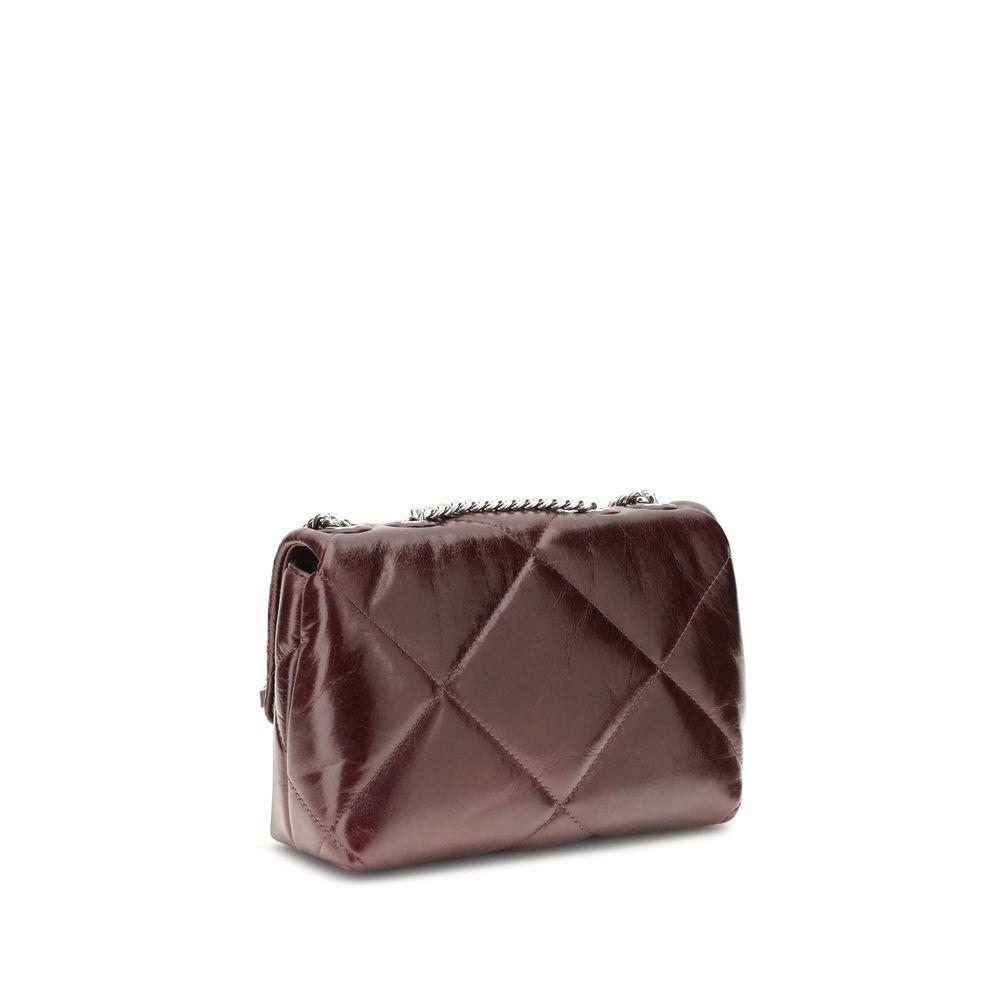 Front view with bag zipped and handles upright.