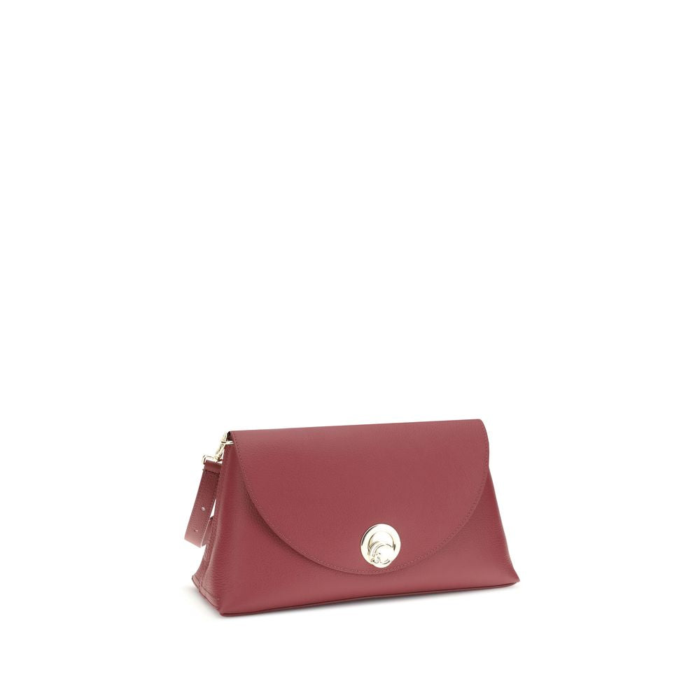 Front view with bag zipped and handles upright.