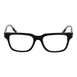 Ermenegildo Zegna Black Men Glasses Frame, full-rim acetate style, size 52-18-145, with demo lenses, includes branded case