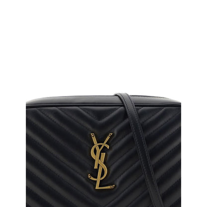 Saint Laurent Black Calf Leather Bos Taurus Shoulder Bag
