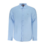 Tommy Hilfiger Blue Cotton Men Shirt TO-39478-S