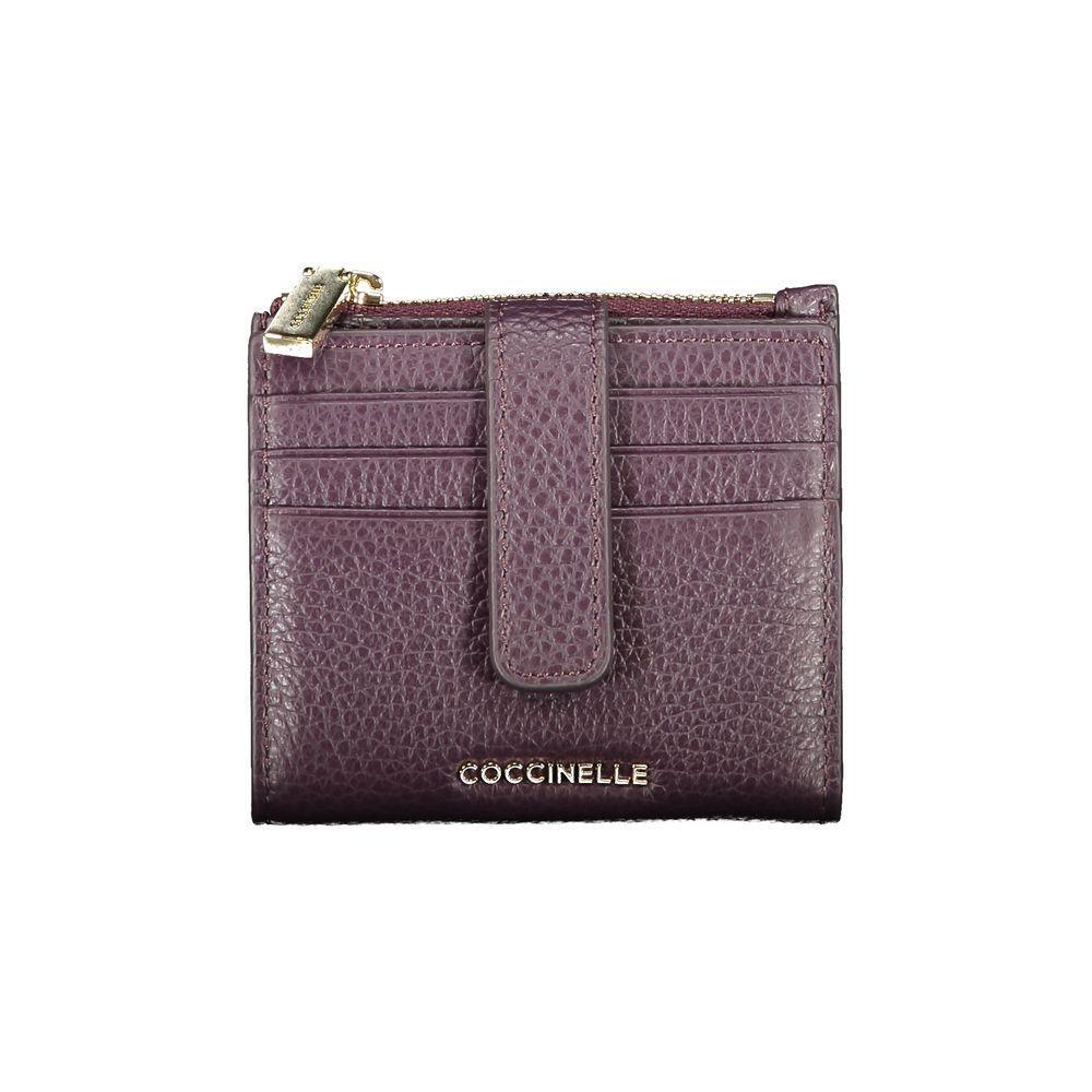 Coccinelle Purple Leather Women Wallet CO-39525