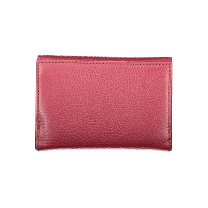 Coccinelle Purple Leather Wallet