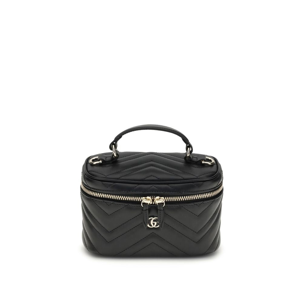 Front view with bag zipped and handles upright.
