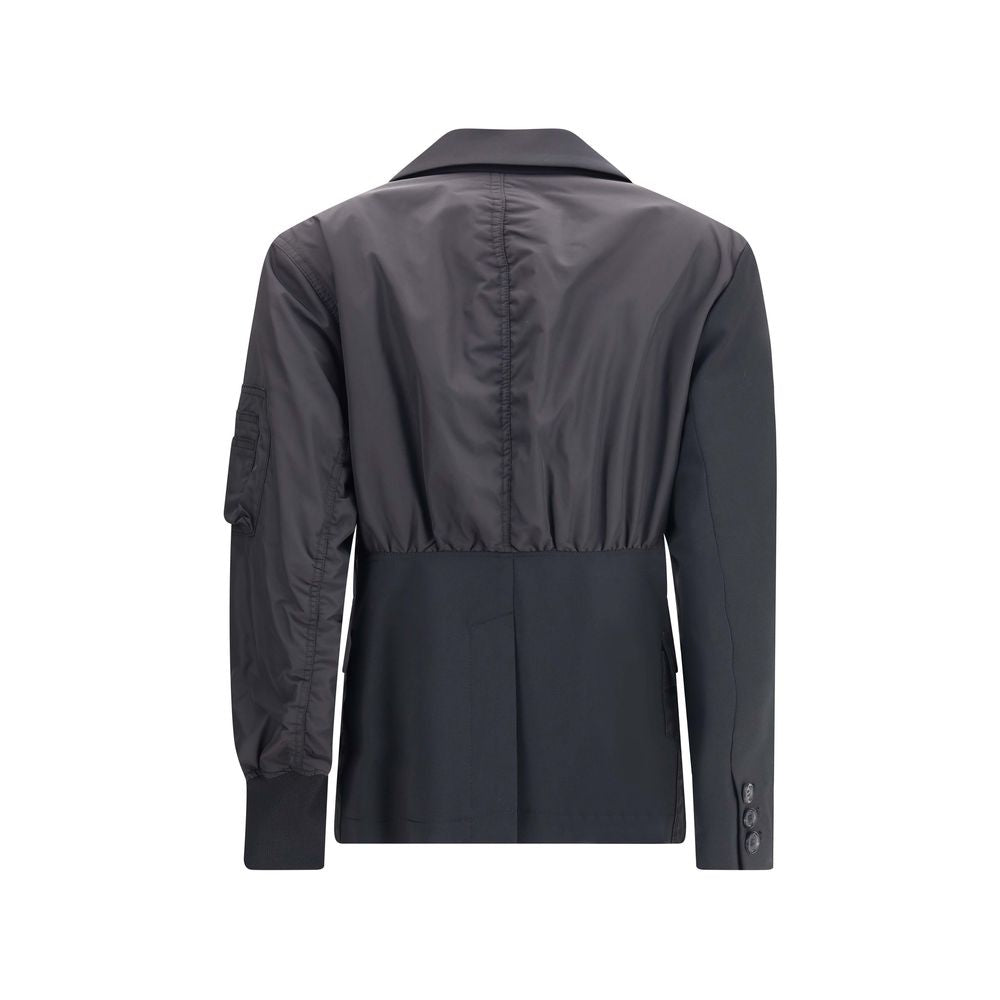 Undercover Black Polyester Bomber