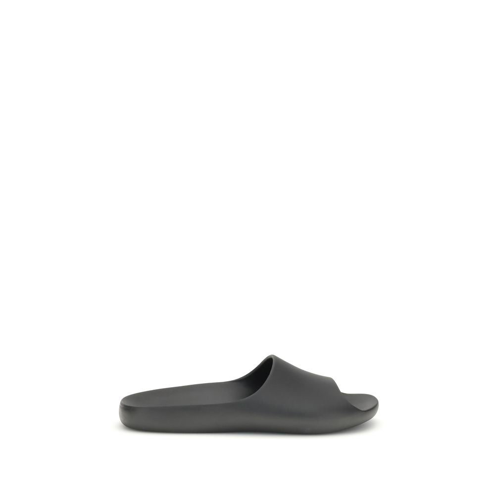 The Row Black Rubber Slippers