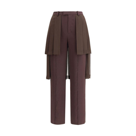 Undercover Organza Pants UN-UP2E1506BROWN-2