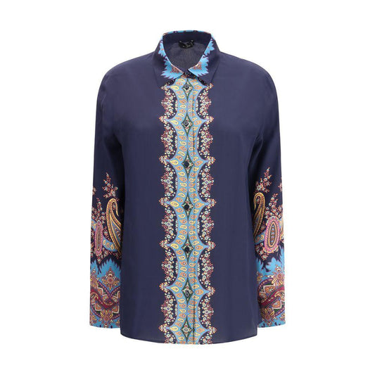 Etro Silk Shirt Paisley print ET-WRIA0013AKB33X0886-IT40 | M