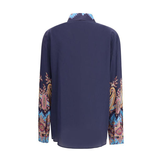 Etro Silk Shirt Paisley print ET-WRIA0013AKB33X0886-IT40 | M