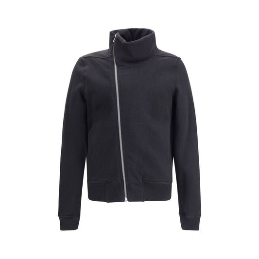 Rick Owens Black Cotton Full-Length Jacket