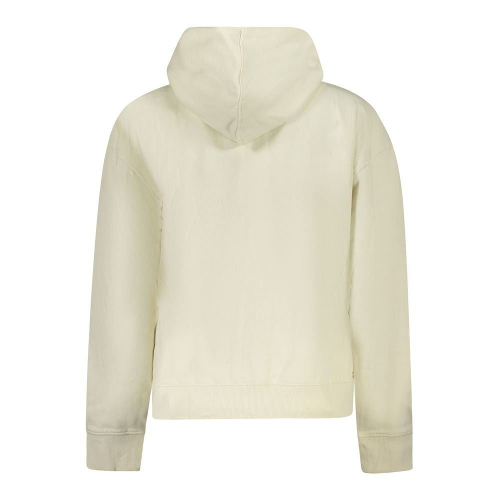 Pepe Jeans White Cotton Women Hoodie