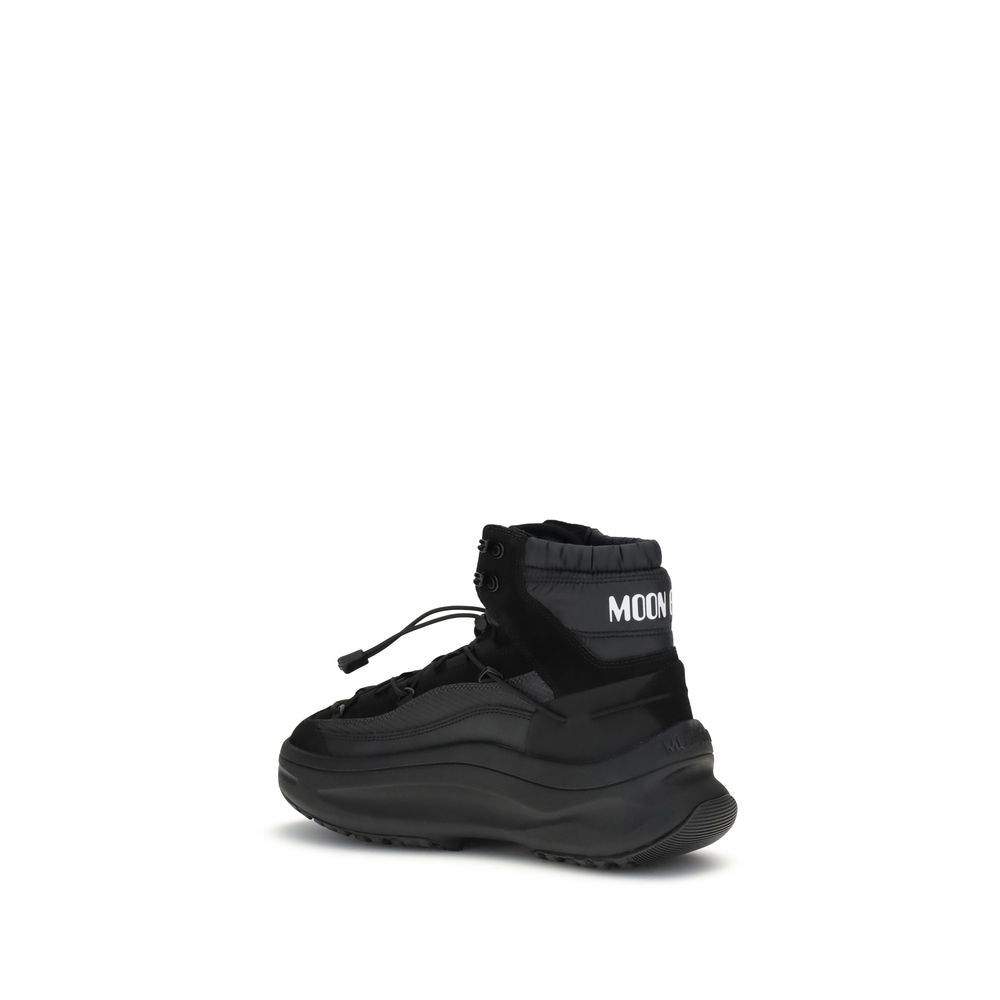 Moon Boot Black Polyester Athletic Sneakers