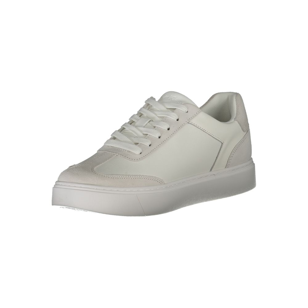 Calvin Klein White Leather Men Sneaker