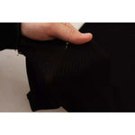 Dolce & Gabbana Black Turtleneck Form Fitting Pullover Sweater