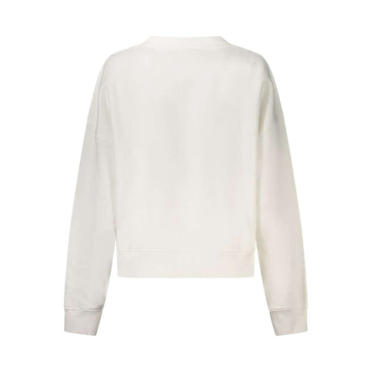 Guess Jeans White Cotton Sweater