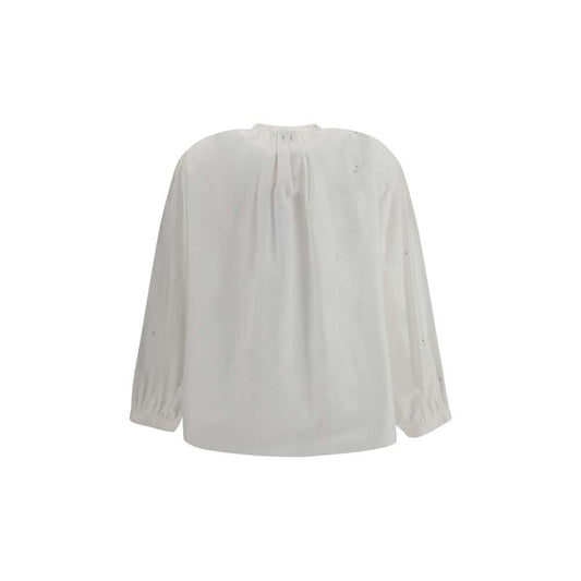 Forte_Forte Voile Shirt with embroidery FO-14093MYSHIRTF48A0003-I/S